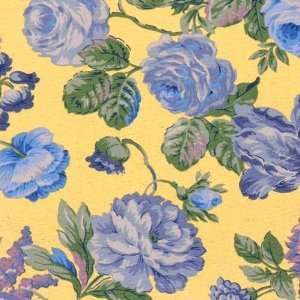  54 Wide Yorkshire Floral Sunshine Fabric By The Yard 