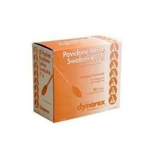  Dynarex Povidone Iodine Scrub Swabsticks, 1/Pk, 500/Cs 