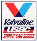 NEW VINTAGE USAC/U.S. AUTO CLUB SPRINT CAR SERIES VALVOLINE DECALS 