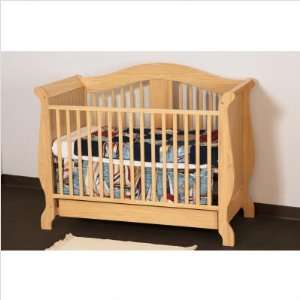    99 Aspen Stages Fixed Side Convertible Crib with Drawer in Natural