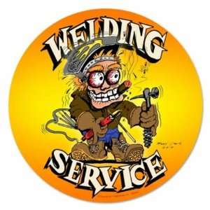    Welding Service Vintage Metal Sign Car Funny