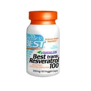  Doctors Best trans Resveratrol featuring ResVinol 25 
