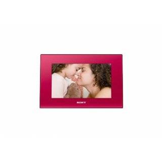 Sony DPF D72 7 Inch LCD WVGA 1610 Photo Frame (Red)