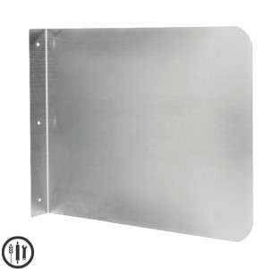 Wall Mount S/S Splash Guard For Hand Sink   15 x 12  