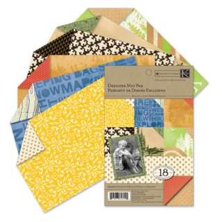 sheets of double sided linen textured cardstock mats sized 4 75 x 6 75 