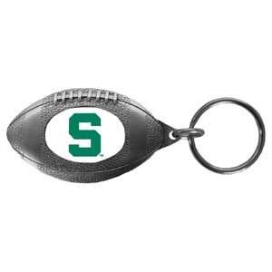  Michigan State Spartans College Football Shaped Key Chain 