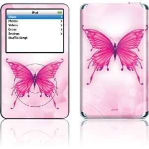  Pink Butterfly skin for iPod 5G (30GB)  Players 