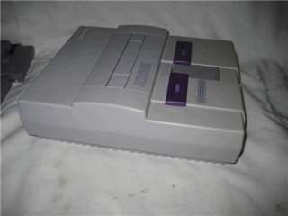 Original Super Nintendo SNS 001 System with 6 Game and 2 Controllers 