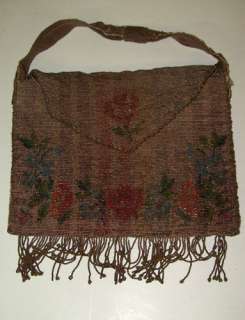 Vintage PURSES Beaded FLAPPER Knitted BERMUDA Silk  