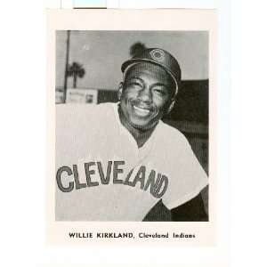 1961 Willie Kirkland Cleveland Indians Jay Publishing Photo  