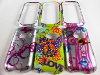 SET OF 3 HARD PHONE COVER CASE 4 HUAWEI COMET U8150 T MOBILE BUTTERFLY 
