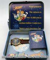 NEW Fossil JETSONS Watch with Pin and Mini Lunch Box  