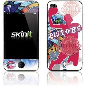  Detroit Pistons Urban Graffiti skin for Apple iPhone 4 