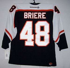 BRIERE Philadelphia Flyers BLACK Semi Pro KOHO 550 Jersey Large  