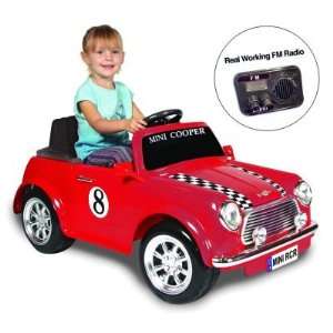   Products Battery Powered Racing Mini Cooper   Red Toys & Games
