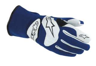 Alpinestars F 1T/R Blue nomex race gloves size S  