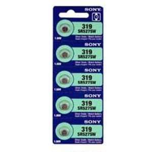  Sony Watch Battery Button Cell SR527SW 319 (Pack of 5 