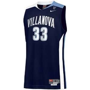  Nike Villanova Wildcats #33 Navy Blue Replica Basketball 