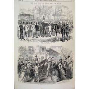 1870 Race Grand Prix Paris Saddling Weighing Place 