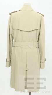   Cotton & Removable Wool Insert Belted Trench Coat Size 6 NEW  