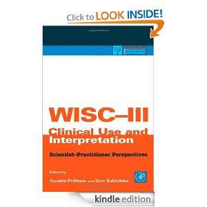 WISC III Clinical Use and Interpretation Scientist Practitioner 