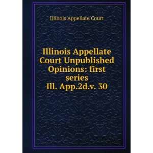  Illinois Appellate Court Unpublished Opinions first 