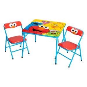  Delta Enterprise Sesame Street Activity Table And Chair 