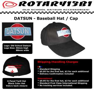 DATSUN Baseball Hat Cap 510 240Z 260Z 280Z 1600 S13 S14  