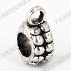   60 pieces Silver plated spacer beads that fit Pandora Charm/Bracelet