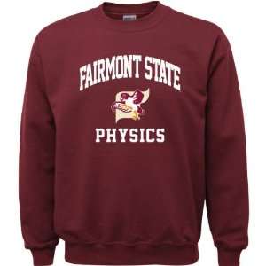  Maroon Youth Physics Arch Crewneck Sweatshirt