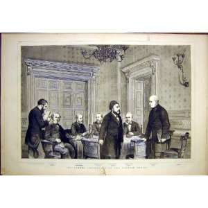  London Conference Foreign Office Portrait Print 1870