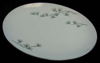 NARUMI SILVER PINE LARGE 16 OVAL SERVING PLATTER TRAY  