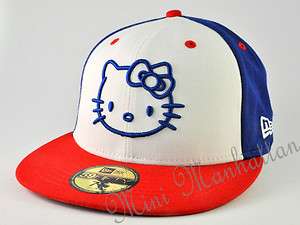 HELLO KITTY RED/WHITE/BLUE NEW ERA 59Fifty Fitted CAP  