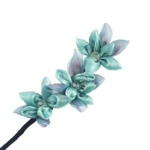   Flexy Hair Styler Floral Up do Stick 3 Flower Green Beauty