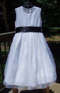 STRASBURG Heirloom White Portrait Wedding Dress Sz 7Y  