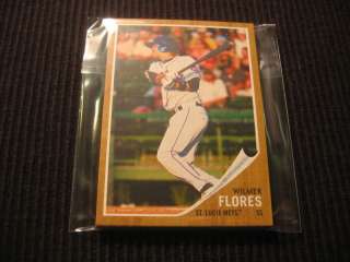 2011 TOPPS HERITAGE MINOR NEW YORK METS TEAM SET 5 CARDS WILMER FLORES 