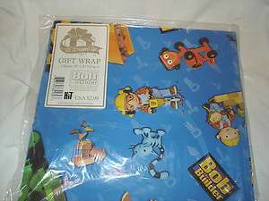 Bob the Builder Wrapping Paper; 25 Sq. Ft.  
