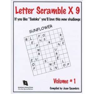  Letter Scramble x 9 (9781561679638) Joan Saunders Books