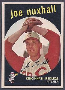 1959 Topps Baseball #389   Joe Nuxhall   Cincinnati Redlegs  