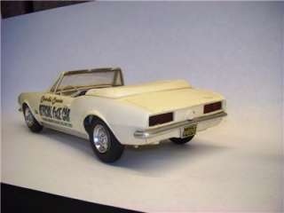 1967 CHEVROLET CAMARO SS396 INDY PACE CAR CONVERTIBLE VINTAGE AMT 1/25 
