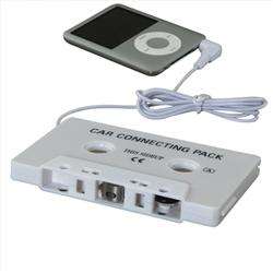 Black Case/ Car Audio Cassette Adapter for Apple iPod Shuffle 4 