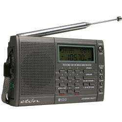 Eton E100 AM/FM 200 Stations Shortwave Radio Digital Clock Alarm 