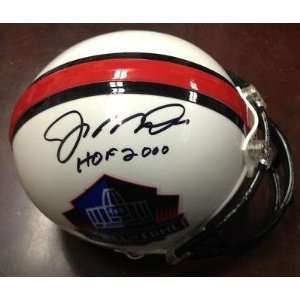  Autographed Joe Montana Mini Helmet   Hall of Fame SF JSA 
