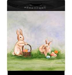 Appliance Art Easter Bunnies Dishwasher Cover  