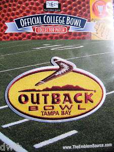 NCAA Outback Bowl Patch 2009/10 Auburn Northwestern  