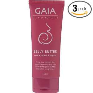 Gaia Pure Pregnancy Belly Butter   3.5 Oz, Pack of 3 