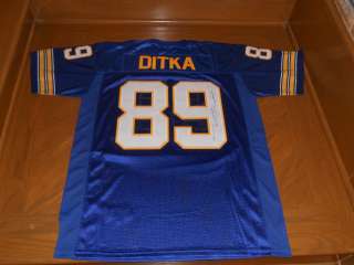 Mike Ditka Bears autographed Pitt Panthers jersey HOF  