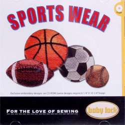Baby Lock Embroidery Design CD   Sports Wear  