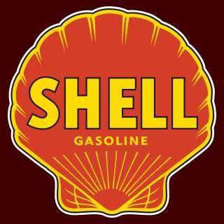 Shell Gasoline   12 Gas Pump Decal  