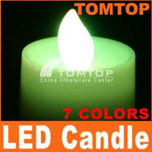 HQ Battery LED Candle Change 7 Colors every 2 seconds  